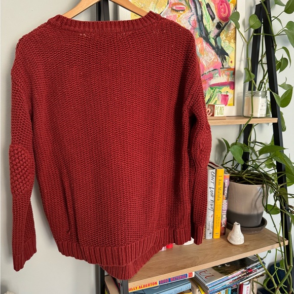 BDG Cable Knit Fisherman Sweater - Picture 2 of 5